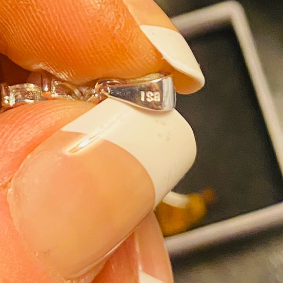 Sterling Silver Sun with pearl🌙 crescent moon Tigers Eye as a bonus. - Picture 6 of 10